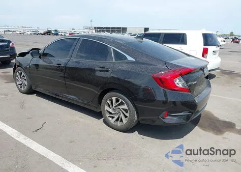 2017 Honda Civic Ex из США, поврежденный, VIN 2HGFC2F75HH540700